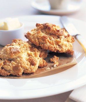 This is a great scone recipe, and it works even without the butterscotch chips. One cup of dried berries, chocolate chips, shredded coconut, or dried cherries can be substituted, if you like. Butterscotch Scones, Drop Scones Recipe, Perfect Scones, British Breakfast, Drop Scones, Breakfast Goodies, Dried Berries, Scones Recipe, Fall Fest