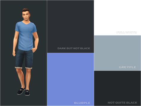 The Sims 4, The Sims, Sims 4, Color Coding, Colorful Backgrounds, Color, Black