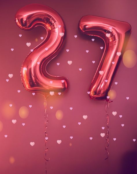 27 Birthday Balloons, Chapter 27 Birthday, 27 Cake Birthday, Hello 27 Birthday, 27 Th Birthday, Happy 27 Birthday Quotes, 27th Birthday Ideas For Women, 27 Birthday Ideas, 27 Birthday