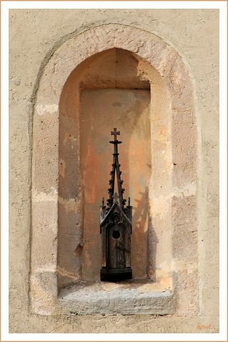 image gothic birdhouse - Google Search Gothic Garden, Birdhouse, Bird Cage, Bird Houses, Bird House, Take Care, Lighted Bathroom Mirror, Eiffel Tower, Bathroom Mirror