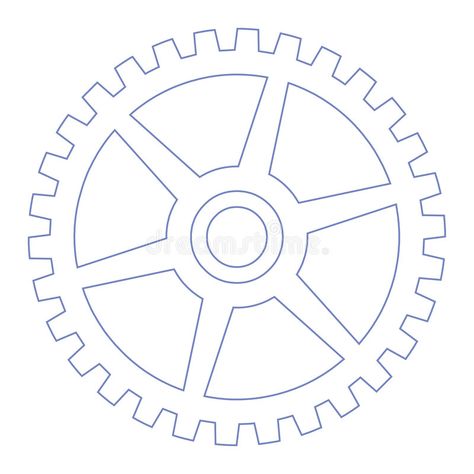 Gear wheel. Illustration of a gear wheel #Sponsored , #paid, #Affiliate, #Gear, #Illustration, #gear, #wheel Gear Illustration, Gear Template, Wheel Drawing, Wheel Illustration, Pulleys And Gears, Gear Pattern, Gear Drawing, Data Art, Transformers Cake