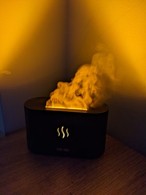 Flame Oil Diffuser, Flame Aroma Diffuser, Room Humidifier Aesthetic, Air Humidifier Aesthetic, Air Diffuser Aesthetic, Air Defuser Aesthetic, Aesthetic Humidifier, Fire Humidifier, Diffuser Aesthetic Room