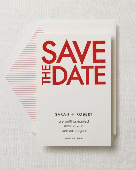 Sabe The Date, Destination Wedding Etiquette, Simple Plan, Modern Save The Dates, Save The Date Designs, Destination Wedding Planning, Save The Date Card, Martha Stewart Weddings, Wedding Logos