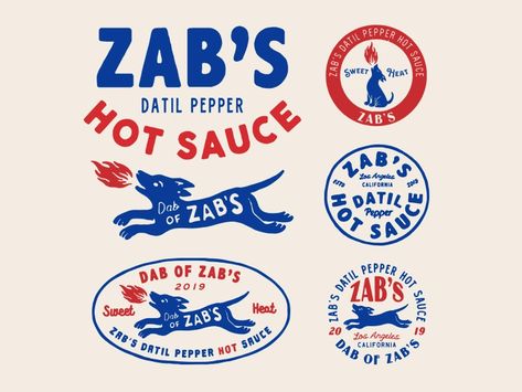 Ideas For Logos, Brand Exploration, Illustration Design Graphique, Hot Sauces, Bold Logo, Vintage Logo Design, Badge Design, Vintage Branding, Typography Logo