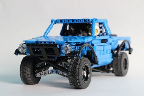 Lego Technic RC Trophy Truck Lego Technic Truck, Lego Furniture, Trophy Truck, Amazing Lego Creations, Lego Mechs, Kustom Cars, Lancer Evo, Lego Mecha, Lego Toys