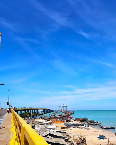 Ocean breeze puts my mind at ease 🌊 📍Pamban Bridge, Rameshwaram! #pambanbridge #pamban #rameswaram #tamilnadudiaries #pinkoutfit #pinkdress🎀 #pinterestoutfit #pinterestinspired #pinterestidea #picoftheday #pinkish #dress #dressup #attire #wanderlust #babe #tamilnadu Pamban Bridge, Ocean Breeze, Pinterest Outfits, Tamil Nadu, Pink Outfit, My Mind, Pink Dress, Bridge, Quick Saves