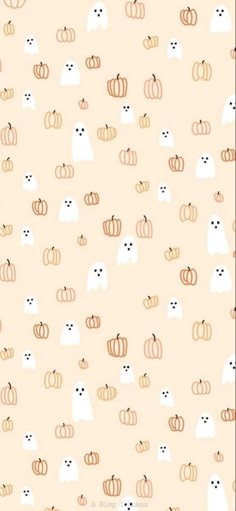 Fall Background Ghost, Fall Wallpaper Iphone Ghost, Ipad Wallpapers Halloween, Pumpkin Iphone Wallpaper Aesthetic, Autumn Ghost Wallpaper, Cute Pumpkin Wallpaper Iphone, Ghost And Pumpkin Wallpaper, Minimalist Pumpkin Wallpaper, Fall Pastel Wallpaper