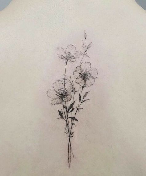 Vintage Flower Tattoo, Nice Flower, Shape Tattoo, Muster Tattoos, Small Flower Tattoos, Flower Tattoo Shoulder, Up Tattoo, Flower Close Up, Flower Tattoo Sleeve