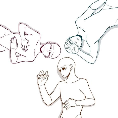 Drawing Poses 3 People, Three People Poses Drawing, Manga Poses, Creative Drawing Prompts, Body Reference Drawing, Drawings Of Friends, Drawing Templates, Figure Drawing Reference, Art Poses