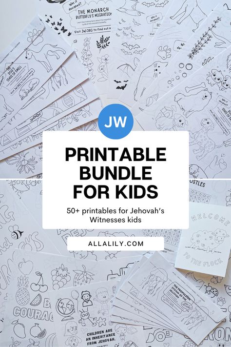 50+ printables for Jehovah's Witnesses Kids with colouring pages, cards and more. #jw Jw Printables, Family Worship, Kids Craft Ideas, Jw Gifts, Printables For Kids, Envelope Design, Jehovah's Witnesses, Totally Awesome, Original Song