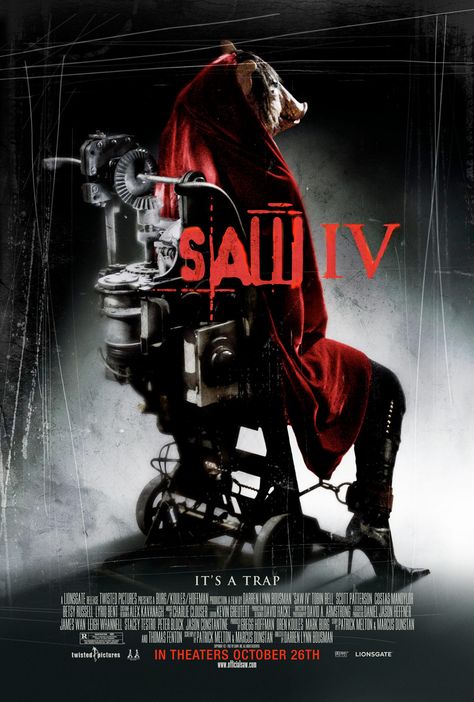 Saw Poster, Saw Iv, Saw Movie, Saw Series, Aesthetic Art Wall, Posters Diy, Saw Film, Scott Patterson, Cinema Decor