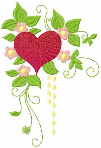 Applique Coat, Beautiful Embroidery Designs, Embroidery Heart, Flowers Heart, Embroidery Digitizing, Embroidery Design Download, Machine Pattern, Weaving Designs, Heart Designs