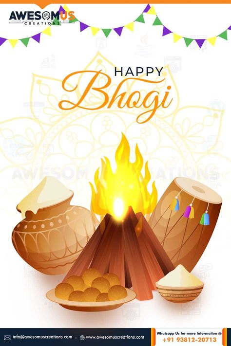 Awesomus Creations Wishing you Happy Bhogi!! The Joyous and Bright Time of the Year is Here. Let us Welcome the Sunshine and Positivity and Celebrate the Festival of Bhogi with Our Loved Ones. #HappyBhogi #happybhogi #happybhogi🔥 #happybhogi🔥🔥 #happybhogi🔥❤️ #happybhogi2022 #happybhogitoall #bhogi #bhogi🔥 #bhogitime Happy Boghi Wishes, Bhogi Wishes, Bhogi Festival, Happy Bhogi, Happy Baisakhi, 15 August Independence Day, Sai Baba Hd Wallpaper, Camera Wallpaper, Diwali Lights