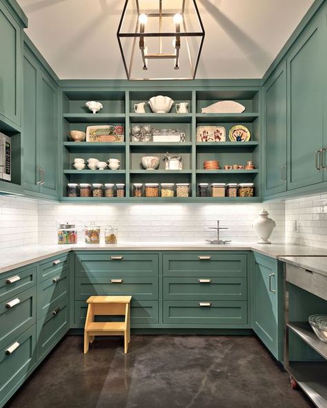 Walk-In Pantry Plans - A Thoughtful Place Pantry Plans, Farmhouse Pantry, Butler’s Pantry, Pantry Remodel, Fancy Kitchens, Kabinet Dapur, Diy Pantry, Butlers Pantry, Farmhouse Kitchen Cabinets