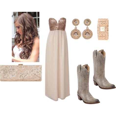 lovee Dress With Cowboy Boots, Dresses With Cowboy Boots, Champagne Prom Dress, Cheap Evening Dresses, Dresses Casual Winter, Country Dresses, White Short Dress, Grad Dresses, Homecoming Dresses Short