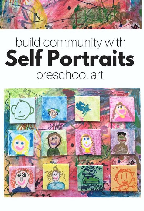 Art Projects For Toddlers, Projects For Toddlers, All About Me Art, Self Portrait Art, Preschool Art Projects, All About Me Preschool, Preschool Resources, Toddler Art Projects, Self Portraits