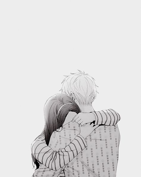 jidokhage kkeureoango jidokhage kiseuhago manga shoujo love romance cute tumblr couple hug cry crying Chia, Fanfiction, The Story, Black And White, Anime, White, Black