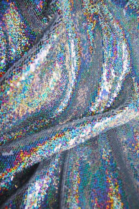 French Country Tablecloths, Meow Wolf, Holographic Iridescent, Iridescent Fabric, Sparkle Wallpaper, Dress Photography, Diy Lip Gloss, Color Palette Challenge, Silver Holographic