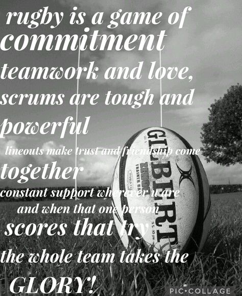 Rugby Motivation Quotes, Rugby Puns, Funny Rugby Quotes, Rugby Motivation, Basic Rugby Rules, Rugby Quotes, Rugby Rules, Rugby Pictures, All Blacks Rugby Team