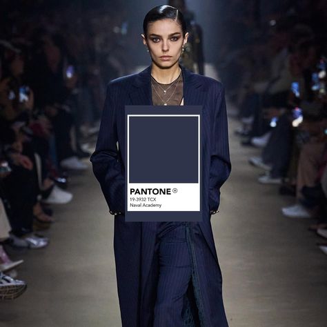 FREELANCE FASHION DESIGNER FOR TECH PACKS & MANUFACTURING | Midnight blue is the new black 🔵⚫️ Pantone Naval Academy is a key color for A/W 23/24 and beyond. This midnight blue hue offers a… | Instagram Black Pantone, Pantone Black, Naval Academy, Tech Pack, Vogue Fashion, Blue Hues, Timeless Classic, Midnight Blue, New Black