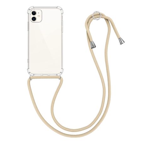 PRICES MAY VARY. COMPATIBILITY: Compatible with Apple iPhone 11 CONVENIENT STRAP: Wear this lanyard case around your neck or crossbody so your phone is always safely with you TRANSPARENT TPU: The case is made of soft, protective plastic to guard your phone from bumps and scratches HANGS STRAIGHT: With two connection points on the case, it's more stable than traditional lanyard straps NOTE: This cell phone case is not a toy; the long strap is a strangulation risk for young children kwmobile stand Phone Case With Strap, Case Ideas, Apple Iphone 11, Iphone 11 Case, Cell Phone Case, Electronic Devices, Phone Cover, Cell Phone Cases, Lanyard