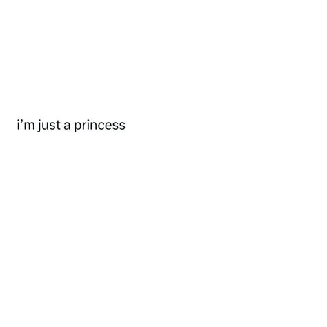 🩷🩷🩷 just a princess 💅💅💅 Princess Quotes Aesthetic, A New Era Of Me, I'm A Princess, Princess Quotes, Im A Princess, Pretty Tattoos For Women, Social Art, Love Me Like, Girl Talk