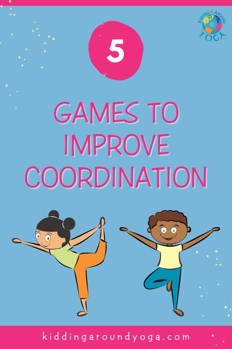 Coordination Games For Kids, Yoga Games For Adults, Yoga Games For Kids, Balance Games, Kids Yoga Games, Coordination Exercises, Kid Yoga, Coordination Activities, Balance Game