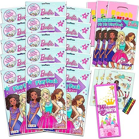 Barbie Styles, Barbie Party Supplies, Fun Party Favors, Barbie Beach, Birthday Treat Bags, Free Barbie, Toddler Coloring Book, Barbie Birthday Party, Party Printables Free