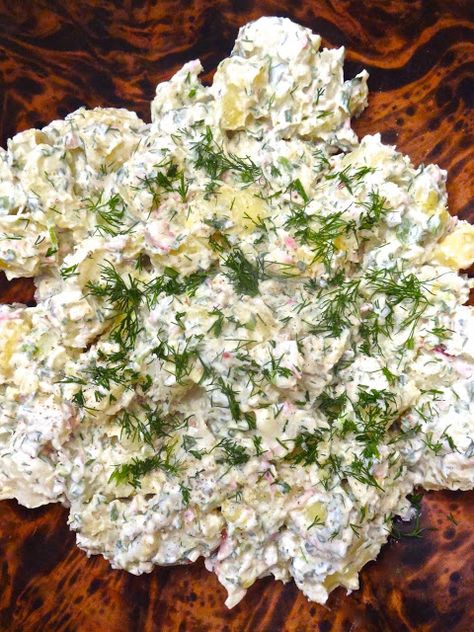 Ina's Tarragon Potato Salad Yukon Gold Potato Recipes, Ina Garten Potato Salad, Gold Potato Recipes, Yukon Gold Potato, Herbed Potato Salad, Tarragon Recipes, Best Ina Garten Recipes, Potato Pasta, Roasted Potato Recipes