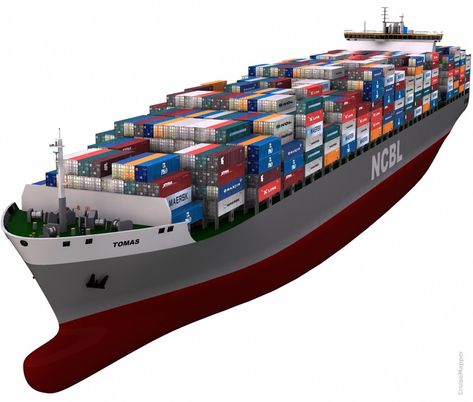 cargo container ship (NCBL) Cargo Vessel Ships, Cargo Ships, Container Ship, Future Transportation, Logistics Company, City Layout, Cargo Container, Cargo Ship, Ocean Freight