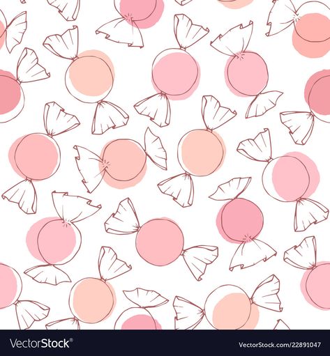 Candy Pattern Illustration, Candy Illustration, Diy Eid Gifts, Candy Background, Eid Mubarak Decoration, Candy Pattern, Background Drawing, Texture Vector, Design Girl