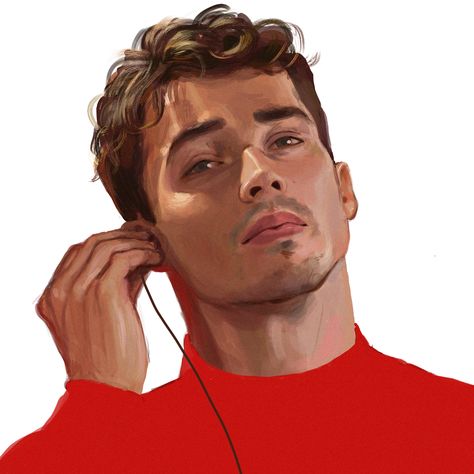 Charles Leclerc Digital art Hot Handsome F1 Formula 1 Fan Art Monza Racing Ferrari F1 Formula, Gave Up, Charles Leclerc, Formula One, A Fan, Formula 1, Ferrari, Fan Art, Fan