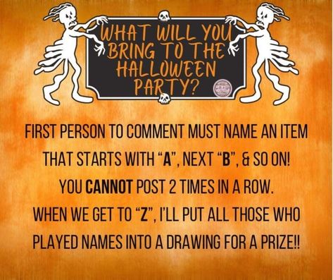 Halloween Fb Group Games, Halloween Posts For Facebook, Halloween Facebook Games, Halloween Games For Facebook Groups, Scentsy October, Interaction Post, Facebook Party Games, Scentsy Games, Pc Memes