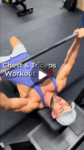 Alex Ineson on Instagram: "Do this workout for a bigger chest and thicker triceps! 🔥💯  1. Barbell Bench Press - Entire chest - 4 x 4-6 reps 2. Incline Dumbbell Press - Upper chest  - 4 x 6-8 reps 3. Cable Fly - Mid/inner chest - 3 x 10-12 reps 4. Chest Dip - Lower chest - 4 x AMRAP 5. Dumbbell OH Extension - Triceps (long head) - 3 x 8-10 reps 6. Triceps Press-down  - Triceps (lateral/medial) - 3 x 10-12 reps   To work with me 1-to-1, with a personalised program that guarantees you reach your physique goals, apply in my bio or DM “coaching” 🏆💪🏽  Wearing @ryderwear , save with my code ALEX15 !! 🙌🏽  #chestworkout #chest #triceps #tricepsworkout #arms #muscle #physique #onlinetrainer" Incline Dumbbell Press, Barbell Bench Press, Chest And Tricep Workout, Physique Goals, Chest Press, Dumbbell Press, Triceps Workout, Work With Me, Chest Workout