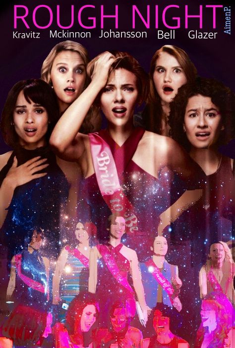 #RoughNight #ScarlettJohansson #KateMckinnon #ZoeKravitz #JillianBell #IllanaGlazer Rough Night Movie, Jillian Bell, Rough Night, Movie Edits, Night Movie, Kate Mckinnon, Zoe Kravitz, Scarlett Johansson, Movie Posters