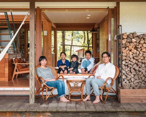 Architect Hironobu Kagae's Family Home in the Japanese Countryside Beveled Subway Tile, Japanese Countryside, Sound Board, Cedar Pergola, House Flippers, Carriage Doors, Old Stone Houses, Glasgow School Of Art, Simple Christmas Decor