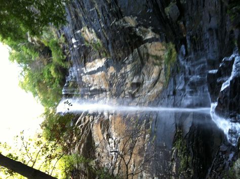 Rainbow Falls at YMCA Camp Greenville! Beautiful hike Rainbow Falls, Beautiful Hikes, Pretty Places, Hiking, Camping, Rainbow, Water, Quick Saves