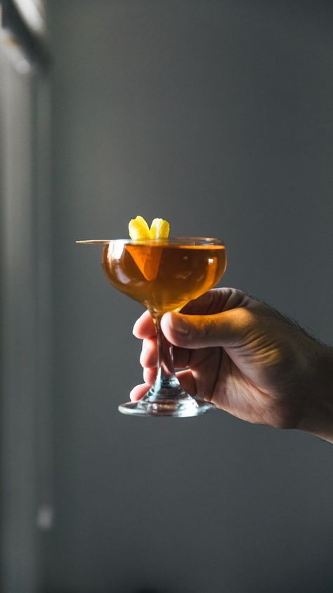 How to Make the Martinez Cocktail — Anders Erickson Martinez Cocktail, Bitter Lemon