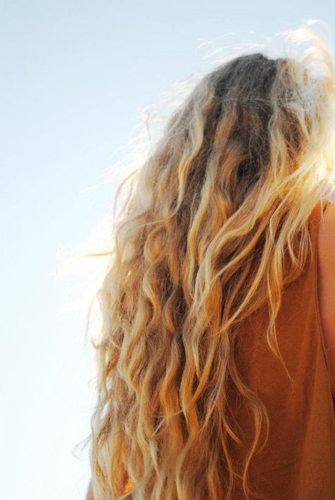 Embrace salty hair. How To Bun, Beach Wave Hair, Salty Hair, Long Blonde, Long Blonde Hair, Beach Hair, Hair Waves, Messy Hairstyles, Hair Dos