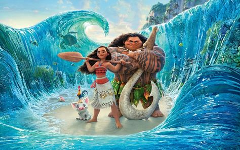 Disney Moana Art, Moana 2016, Moana Coloring, Walt Disney Movies, Moana Coloring Pages, Uhd Wallpaper, Fb Cover Photos, Disney Images, Walt Disney Animation Studios