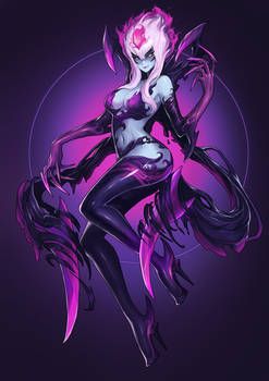 League of Legend Evelynn Fanart by drogod on DeviantArt Evelynn Fanart, League Of Legends Evelynn, Evelynn Lol, Lol Fanart, League Of Legends Art, Katarina League Of Legends, Evelynn League Of Legends, Disney Maleficent, Art Sketches Doodles