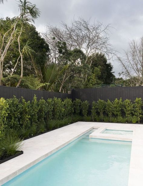 Tropical Pool Landscaping, Moderne Pools, Outdoor Pool Area, Pool Landscape Design, Tropical Pool, Backyard Pool Landscaping, Modern Pools, Casa Exterior, Pool Decor