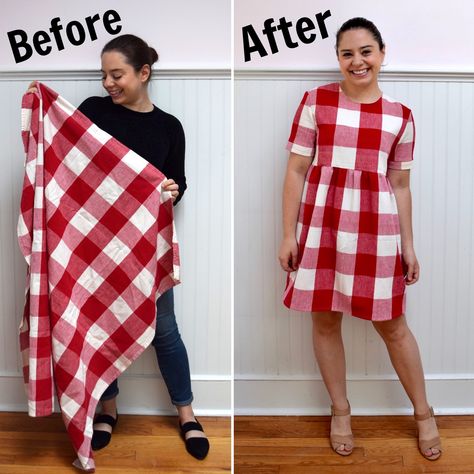 #RefashionFriday Tablecloth to Dress Upcycle – trish stitched Clothes From Tablecloths, Dress From Tablecloth, Tablecloth Dress Diy, Shirt Dress Upcycle, Upcycle Tablecloth, Tablecloth Upcycle, Table Cloth Dress, Repurposed Linens, Tablecloth Dress