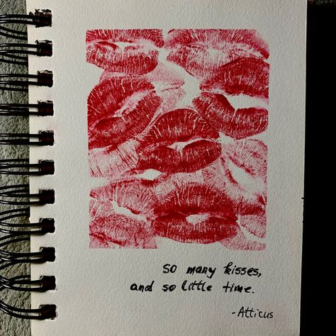 #kiss #aesthetic #draw #drawing #wallpaper #background #art #artist Kiss Marks On Book Page, Kissing Picture To Draw, How To Make Kisses On Paper, Kisses Painting Lipstick For Bf, Kiss Notes Aesthetic, Kisses Drawing Base, Types Of Kisses Drawing, Kisses Canvas Art, Kisses Valentines Ideas