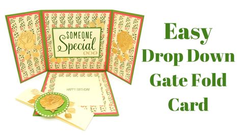 Drop Down Gate Fold Card – Mixed Up Craft Gate Fold Cards Template, Gate Fold Cards, 3d Templates, Up Craft, Card Making Templates, Gatefold Cards, Step Cards, Interactive Cards, Fold Cards