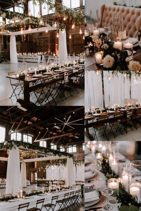 Wedding Decor Non Floral, Elegant September Wedding, Timeless And Romantic Wedding, Brick South Portland Maine Wedding, Wedding Decorations Elegant Modern, Romantic Classic Wedding Decor, Romantic Weddings Decoration, Romantic Candle Lit Wedding, Modern Victorian Wedding Decor