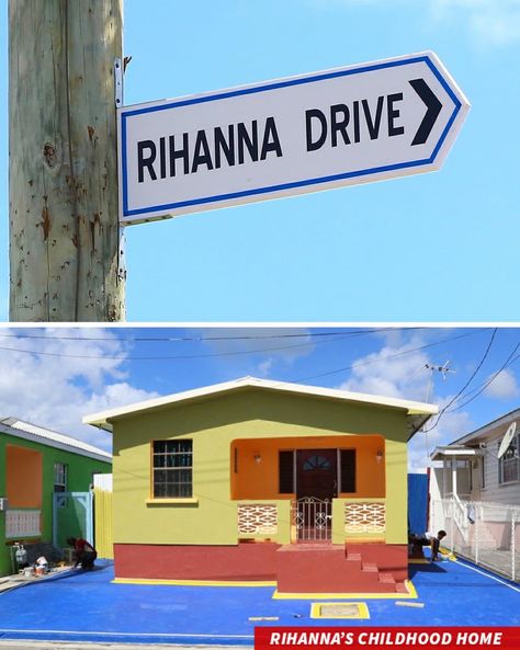 Rihanna Drive, St Michael Barbados 🇧🇧 Caribbean. Rihanna Singer and Actress. Barbados Rihanna, Rihanna Singer, Travel Barbados, Rihanna Barbados, Places Of Interest, Sweet Life, St Michael, Going Home, Barbados