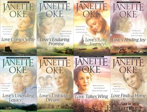 Janette Oke Books, Christian Novels, Western Romance Books, Love Comes Softly, Janette Oke, Read A Thon, Christian Fiction Books, Posters Movie, Series Books