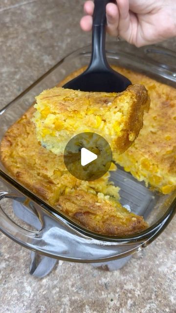 Amy Doe 👩🏼‍🍳 on Instagram: "This corn casserole is the perfect Easter side dish or side dish to any meal! RECIPE ⬇️

Ingredients:

1 can creamed corn
1 can sweet corn (drained)
1 box Jiffy corn muffin mix
1 cup sour cream
1 stick melted butter
1 cup medium or sharp cheddar cheese 

Instructions:

Preheat oven to 350F.

In a bowl combine all of the ingredients. Be careful not to over mix!

Add to a greased 8X8 baking dish and cook for 1 hour to 1 hour and 15 minutes. (You can also use a 9X13 baking dish and cook for 45 minutes.)

Remove and let stand for 5 minutes before serving.

#recipe #corn #sidedish #easysidedish #comfortfood #cookingathome #familydinner #sundaydinner #holidayfood #homecooking #easyrecipe" Holiday Cornbread, Easter Side Dish, Chef Tim, Cornbread Recipe Sweet, Jiffy Mix, Cream Corn, Canning Sweet Corn, Cornbread Easy, Easter Side Dishes