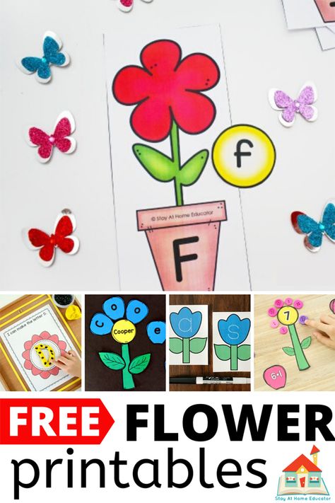 free flower printables for preschool spring theme - Do all your spring theme preschool lesson planning here with 20+ free preschool printables for spring theme. Great circle time activities, preschool homeschool activities, and loads of learning activities for preschoolers all centered around a preschool spring theme. Also rainbow theme and weather theme for preschool. Preschool Spring Songs, Circle Time Activities Preschool, Free Flower Printables, Preschool Spring Theme, Preschool Homeschool Activities, Spring Activities For Preschoolers, Preschool Circle Time Activities, Weather Activities Preschool, Flower Printables